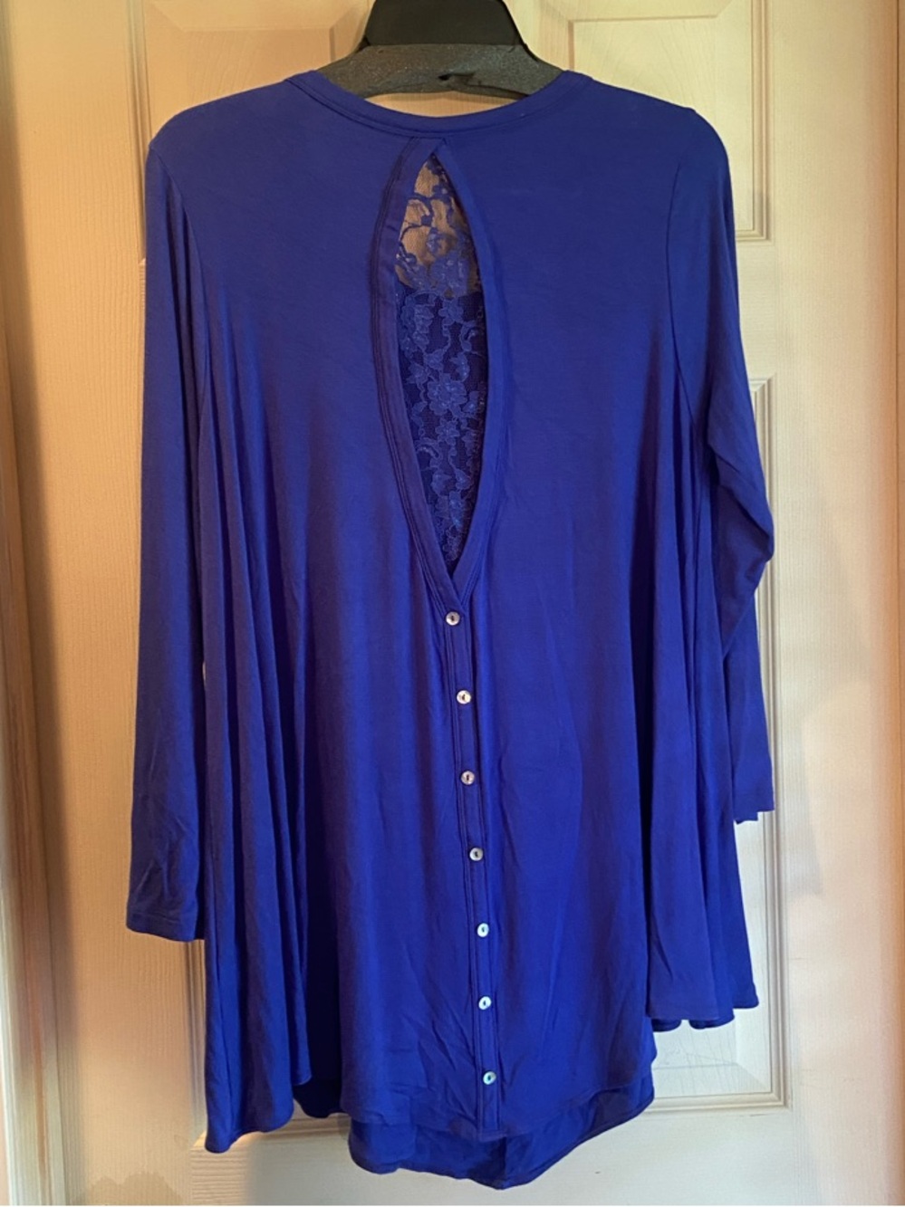 Comfy USA Cobalt Blue Long Sleeve Swing Tunic - Picture 3 of 7